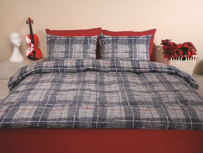 מצעים זוגי דגם אדריאן 100% כותנה 