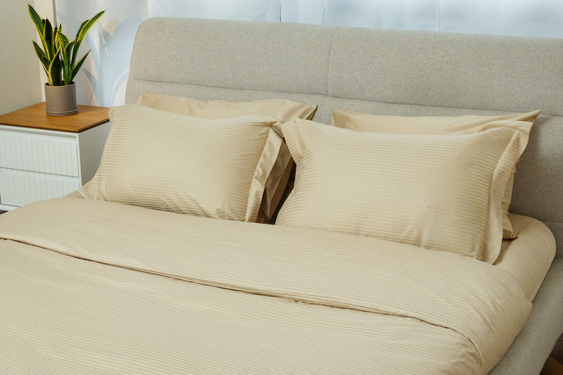  סט  מצעים XL זוגי סאטן   500  רויאל קפה 