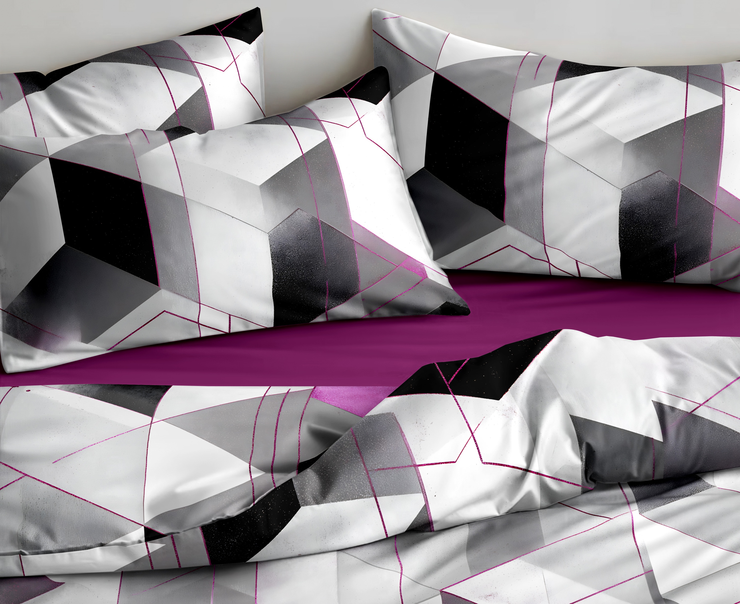 סט מצעים יחיד  כותנה פרקל ויקי